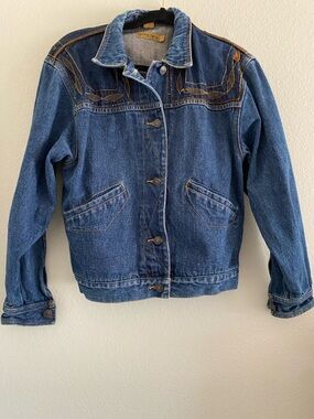 Ruff Hewn Vintage Denim Jacket 80s Blue